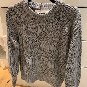 ASTR The Label grey knit sweater, size small
